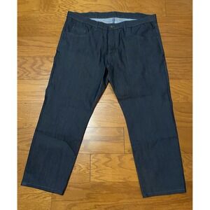 Blue Delta Jeans Mens 40x27 Raw Indigo Dark Wash Straight Leg Custom RW29 $450